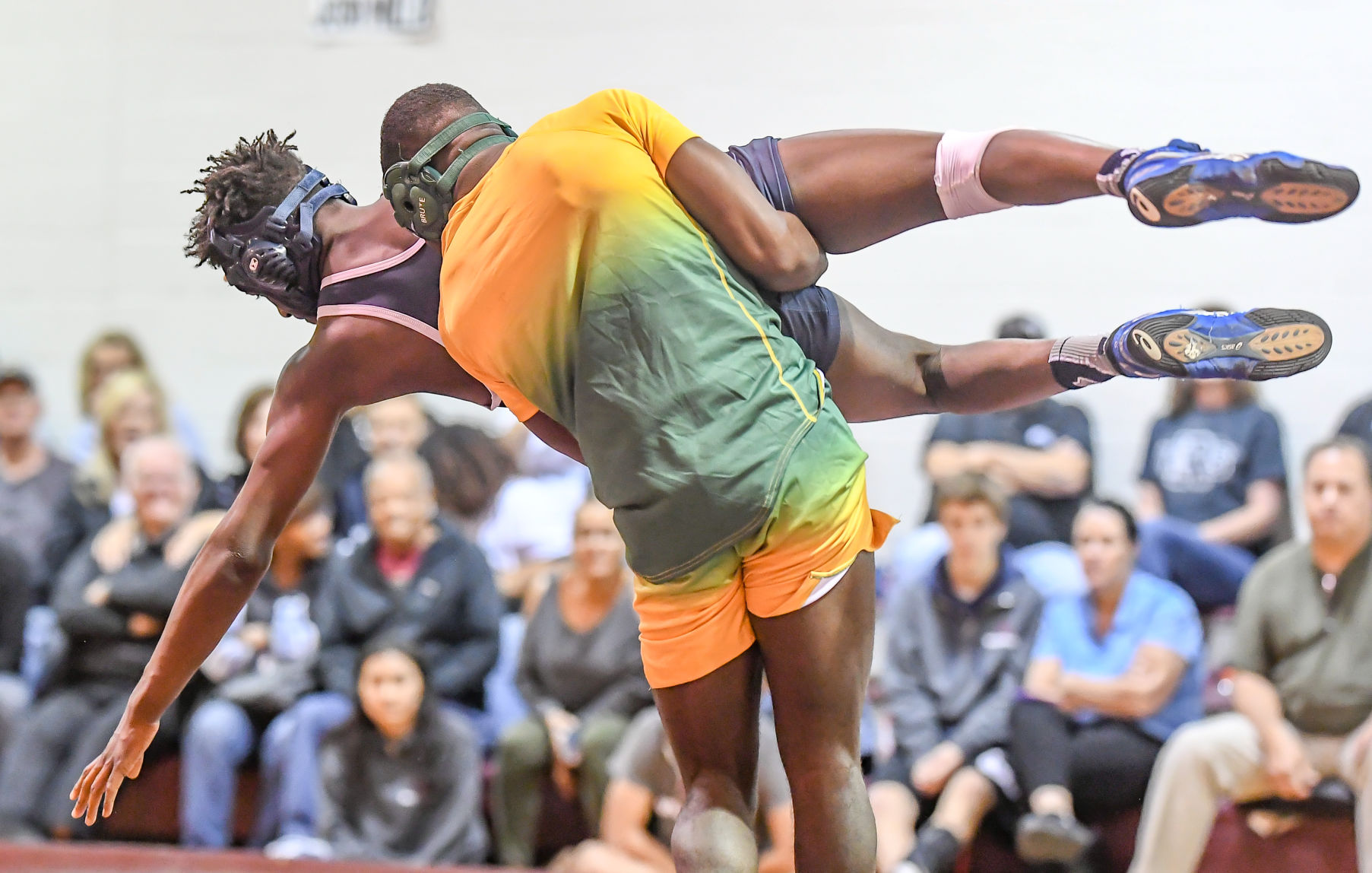 Wednesday night high school wrestling action